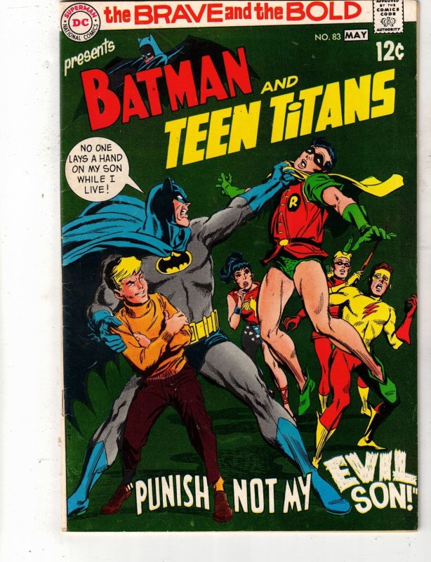 The Brave and the Bold #83 (DC Comics, 1969), raw comic book in NM- condition — front cover