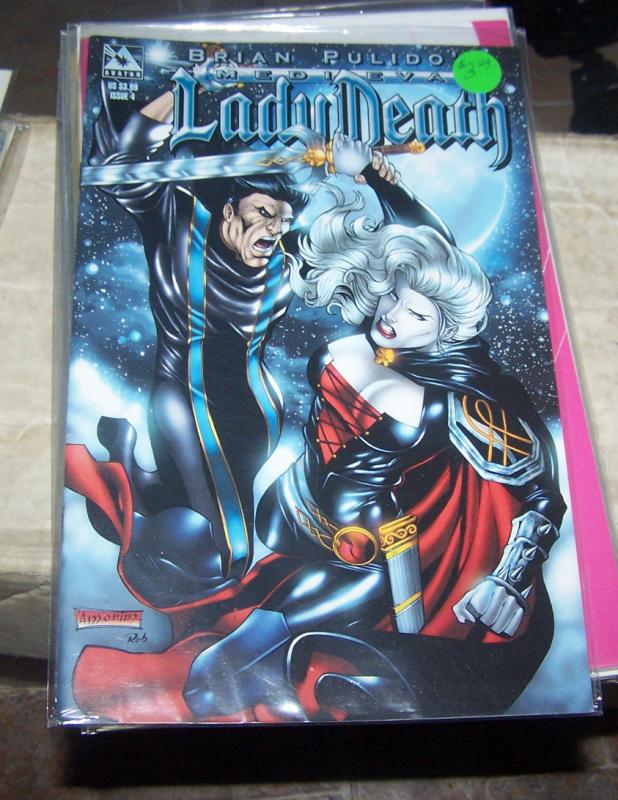 Medieval Lady Death #4 (2005), raw, ungraded comic book — front cover