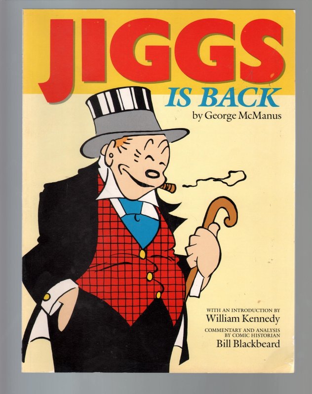 Jiggs Is Back-George McManus-TPB-trade, raw, ungraded comic book — front cover
