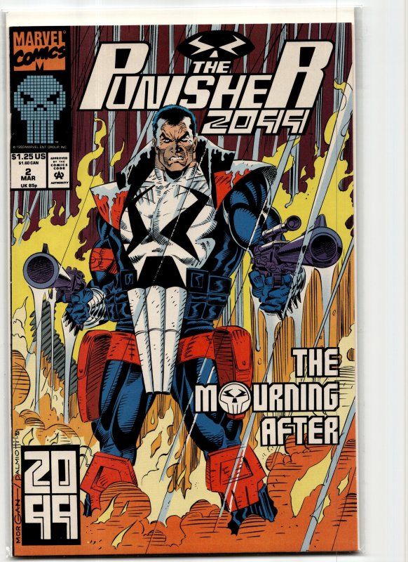 Punisher 2099 #2 (Marvel Comics, 1993), raw, ungraded comic book — front cover