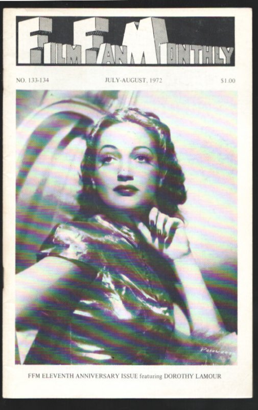 Film Fan Monthly #133, raw comic book in FN condition — front cover