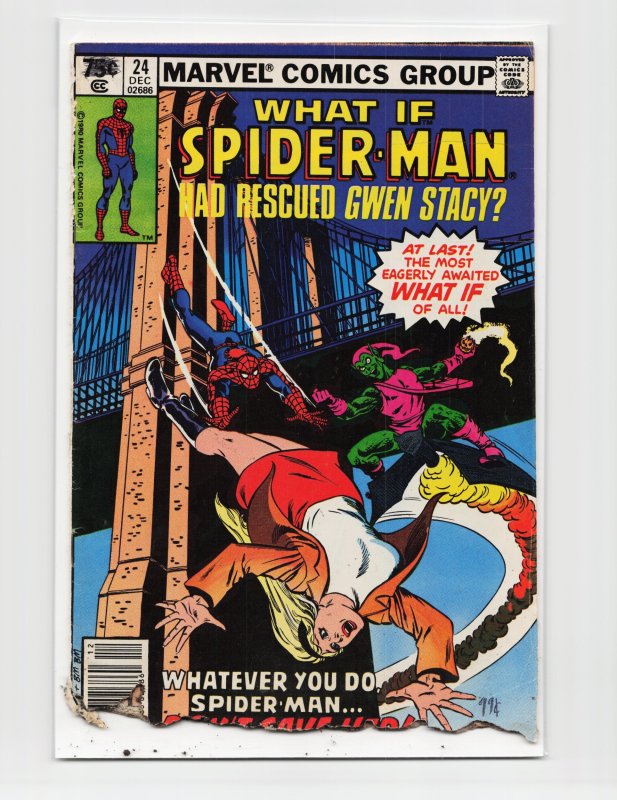 What If? #24 (Marvel Comics, 1980), raw, ungraded comic book — front cover