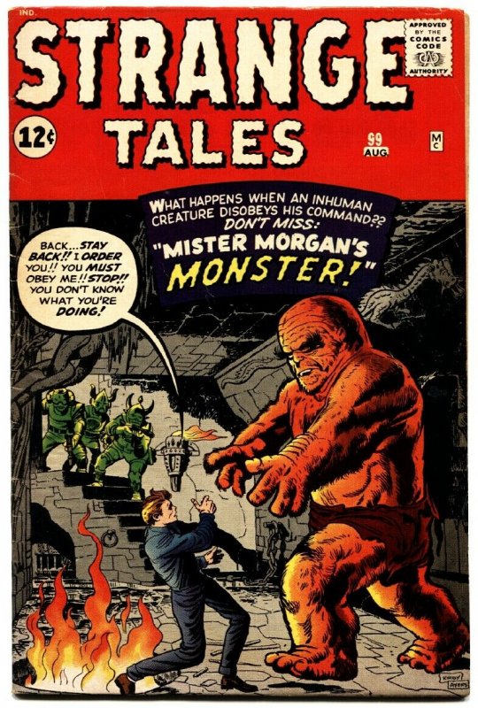Strange Tales #99 (Marvel Comics, 1962), raw, ungraded comic book — front cover