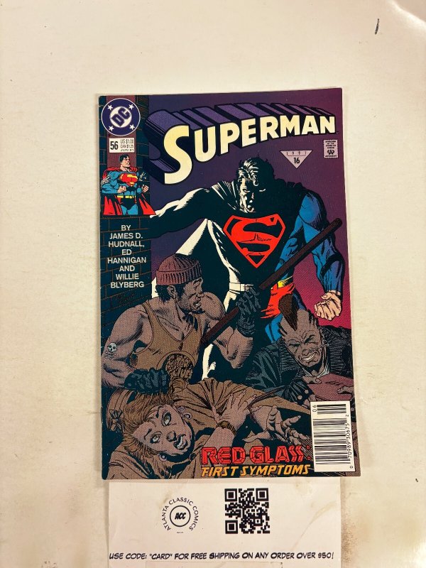 Superman #56 (DC Comics, 1991), raw comic book in FN condition — front cover