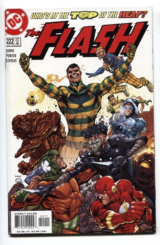 Flash #222 (DC Comics, 2005), raw comic book in NM- condition — front cover