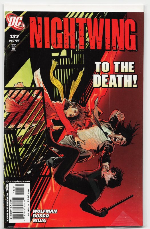 Nightwing #137 (DC Comics, 2007), raw, ungraded comic book — front cover