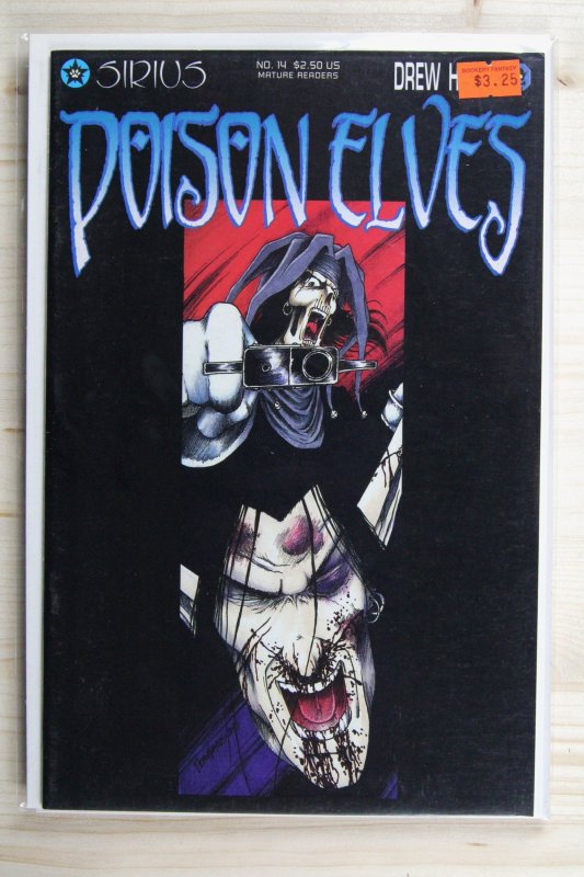 Poison Elves #14 (1996), raw comic book in NM- 9.2 condition — front cover