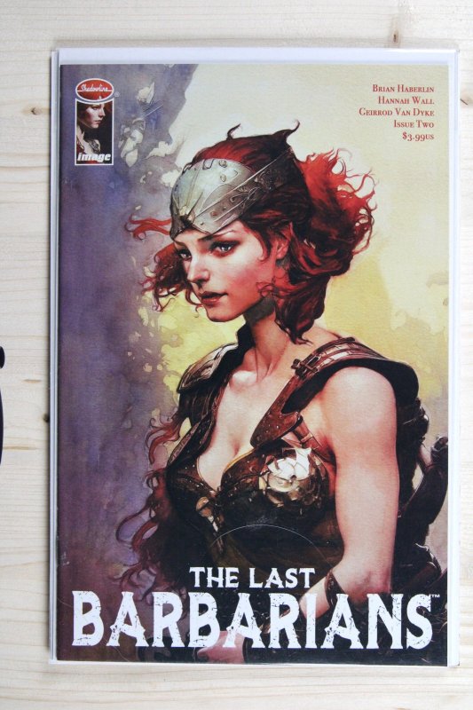 The Last Barbarians #2 (Image Comics, 2023), raw comic book in NM+ 9.6 condition — front cover