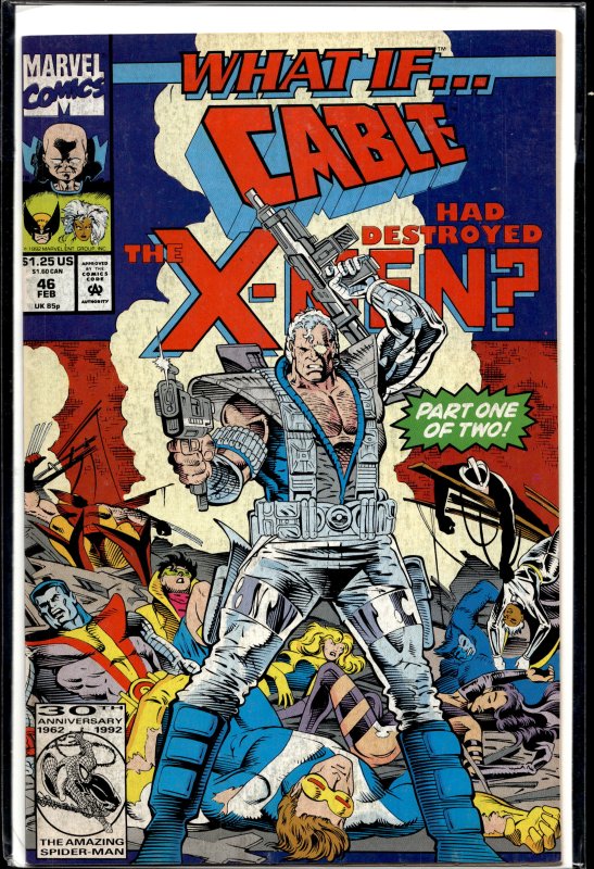 What If...? #46 (1993), raw, ungraded comic book — front cover