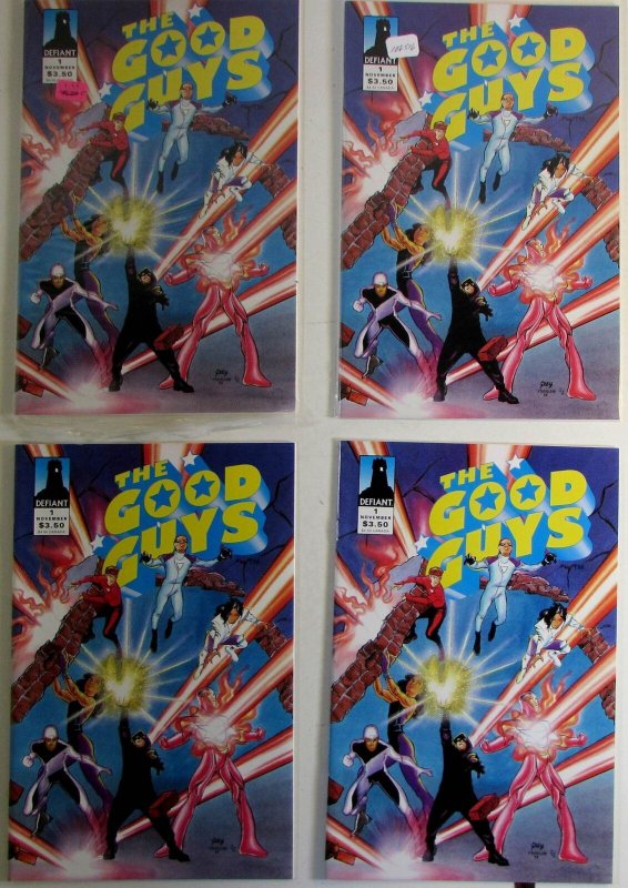 1993 the Good Guys Lot of 4 #1 x4 Defiant Comics NM 1st Print Comic Books (1993), raw comic book in NM condition — front cover