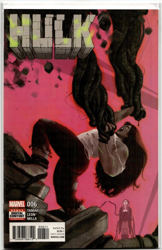 Hulk #6 (Marvel Comics, 2017), raw, ungraded comic book — front cover