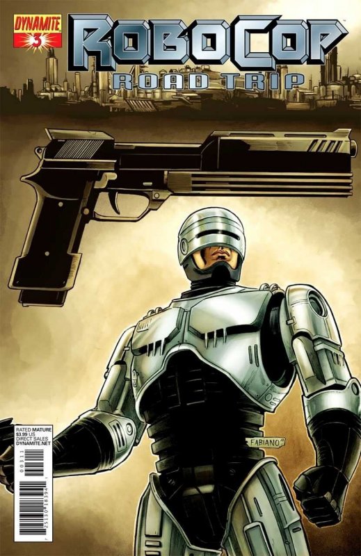 Robocop: Road Trip #3 (Dynamite Entertainment), raw comic book in VF/NM condition — front cover