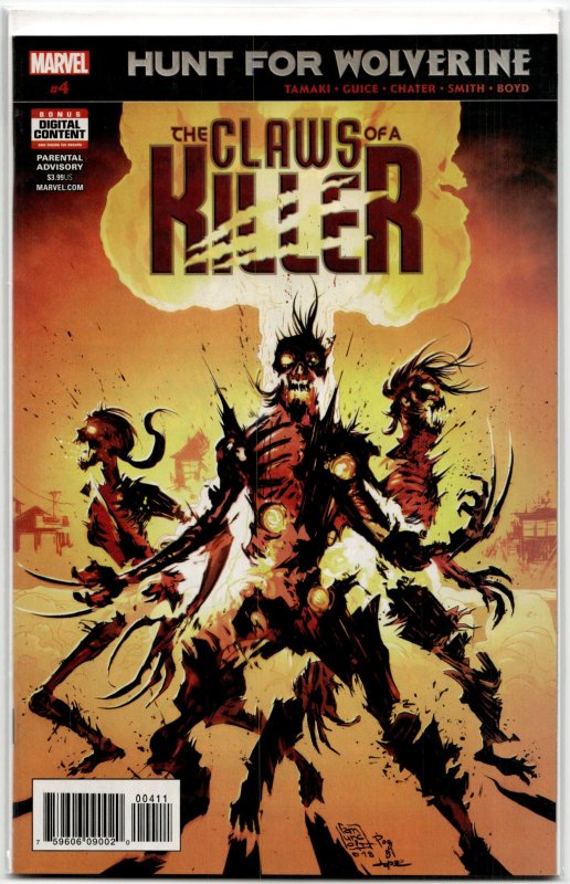 Hunt for Wolverine: Claws of a Killer #4 (Marvel Comics, 2018), raw, ungraded comic book — front cover