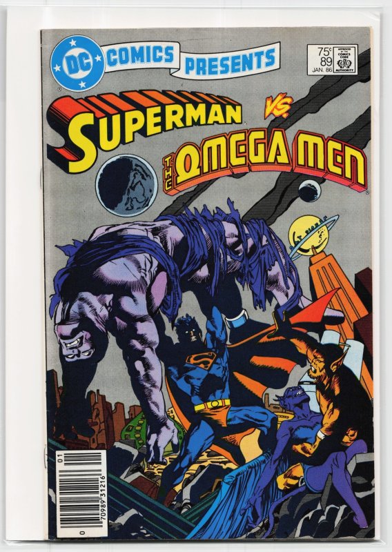 Presents #89 (DC Comics, 1986), raw, ungraded comic book — front cover