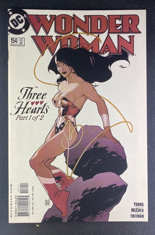 Wonder Woman #154 (DC Comics, 1987), raw comic book in VF/NM condition — front cover