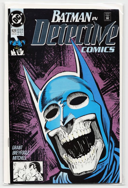 Detective Comics #620 (DC Comics, 1990), raw, ungraded comic book — front cover