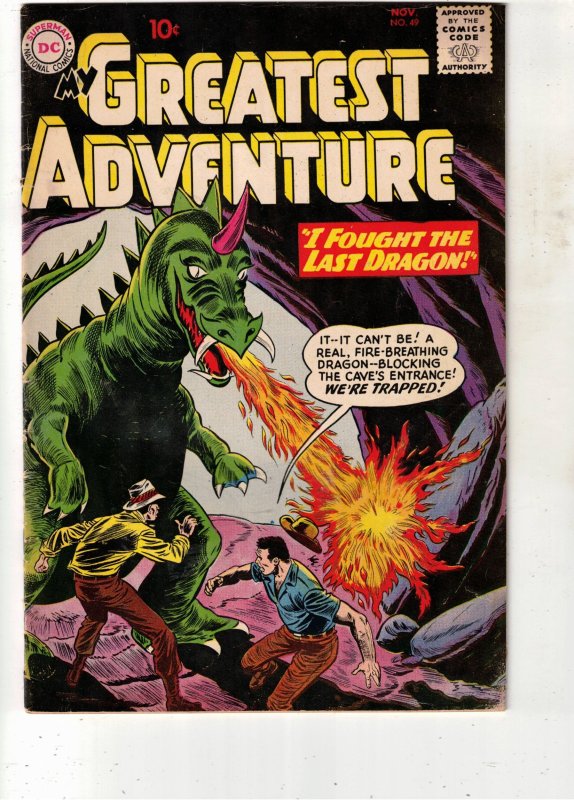 My Greatest Adventure #49 (DC Comics, 1960), comic book — front cover in its holder