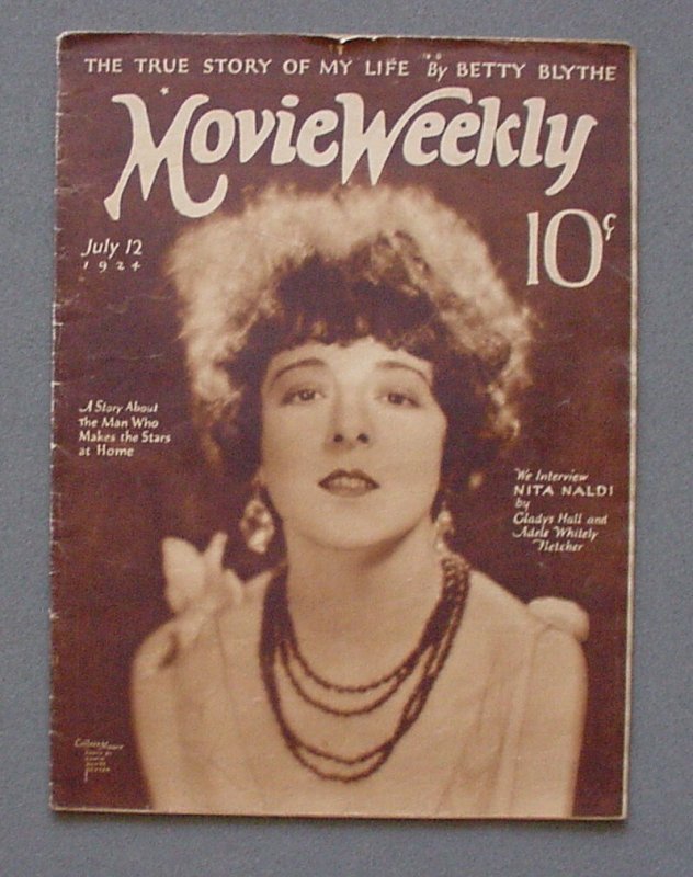 MAG: Movie Weekly Jul 12.1924. Thief OF Baghdad - Valentino - Bebe D - Rare H..., raw, ungraded comic book — front cover