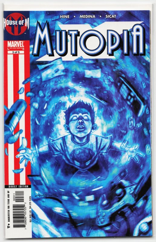Mutopia X #3 (Marvel Comics, 2005), raw, ungraded comic book — front cover