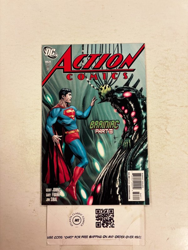 Action Comics #868 (DC Comics), raw comic book in NM condition — front cover