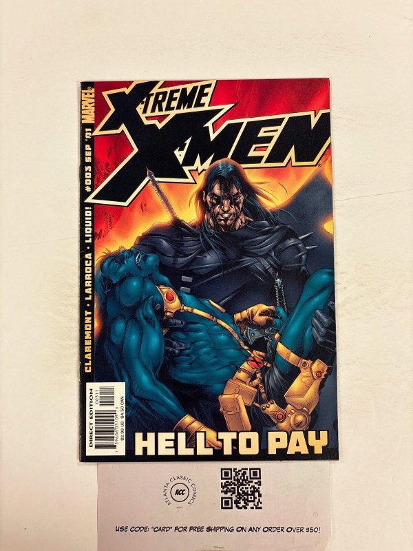 X-Treme X-Men #3 (Marvel Comics, 2012), raw comic book in NM condition — front cover