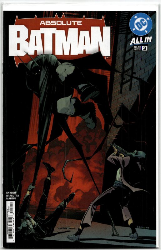 Absolute Batman #3 (DC Comics, 2025), raw, ungraded comic book — front cover