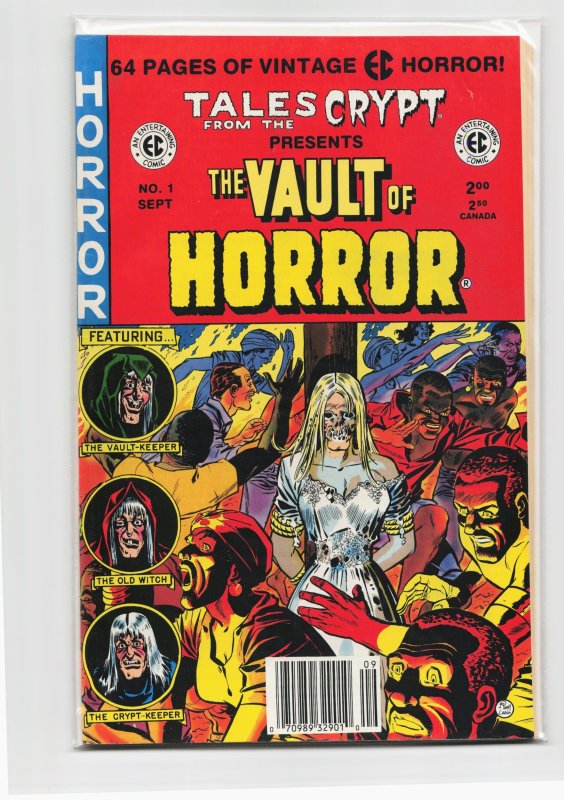 Vault of Horror #1 (Gladstone Publishing, 1991), raw, ungraded comic book — front cover