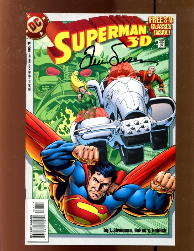 Superman 3D #1 (1998), raw comic book in 8.5 condition — front cover