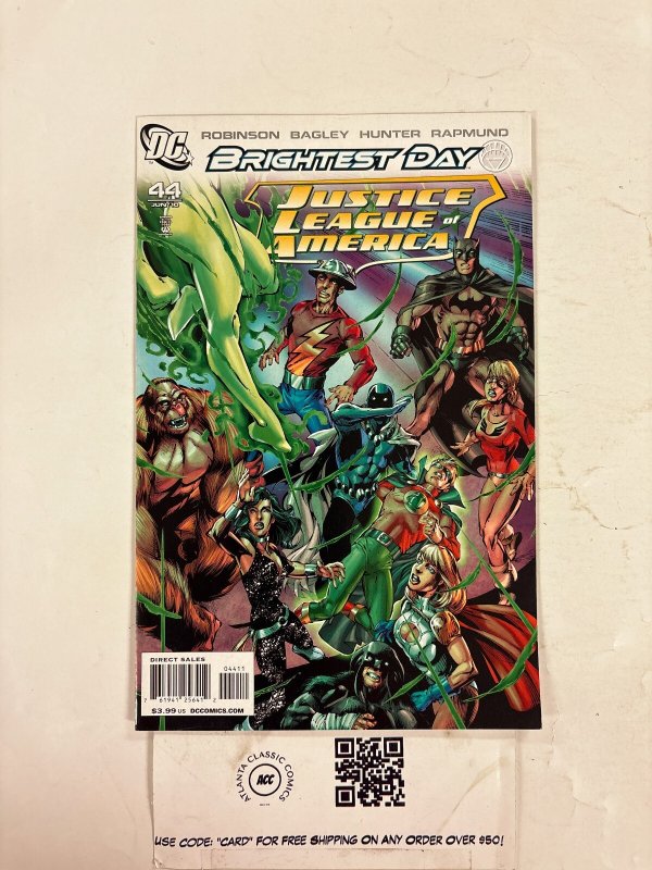 Justice League of America #44 (DC Comics), raw comic book in NM condition — front cover
