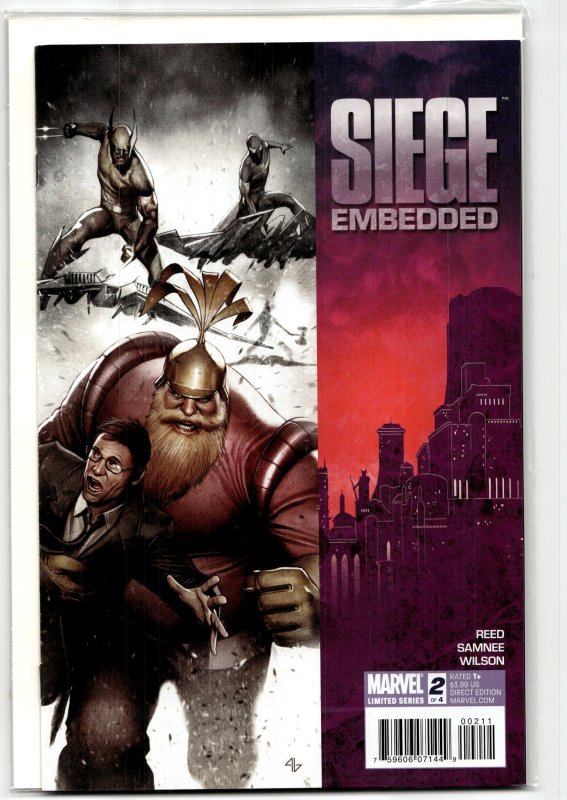 Siege: Embedded #2 (2010), raw, ungraded comic book — front cover