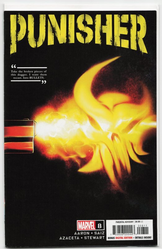 Punisher #12 (Marvel Comics, 2023), raw, ungraded comic book — front cover