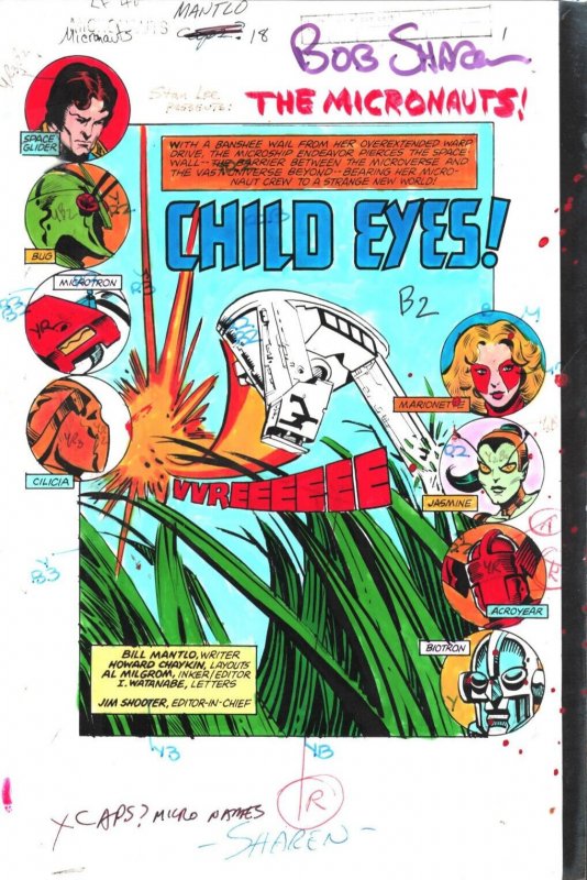 The Micronauts #18 (Marvel Comics, 1980), raw, ungraded comic book — front cover