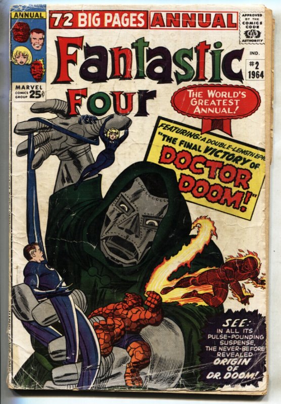 Fantastic Four Annual #2 - 1964 - Marvel - G- - Comic Book (Marvel Comics, 1964), raw, ungraded comic book — front cover