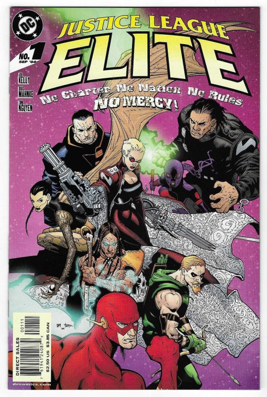 Justice League Elite #1 (2004), raw, ungraded comic book — front cover