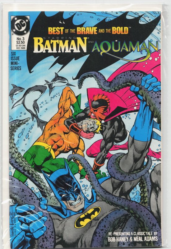 Best of the Brave and the Bold #3 (DC Comics, 1988), raw, ungraded comic book — front cover
