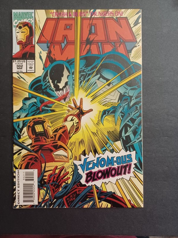 Iron Man #320 (Marvel Comics, 1994), raw comic book in NM condition — front cover