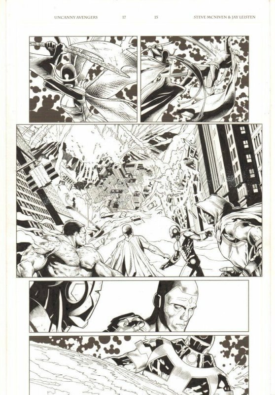 Uncanny Avengers #17 (Marvel Comics, 2014), raw, ungraded comic book — front cover