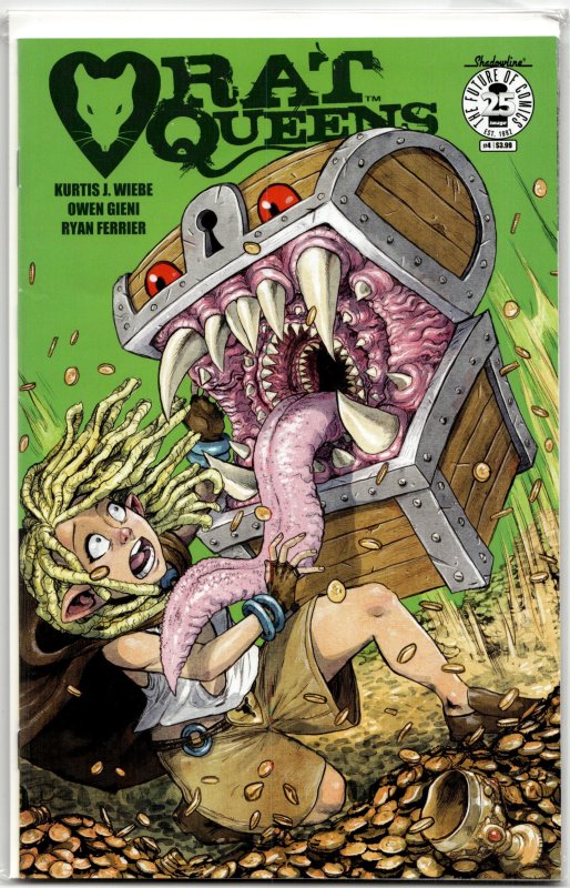 Rat Queens #4 (Image Comics, 2017), raw, ungraded comic book — front cover