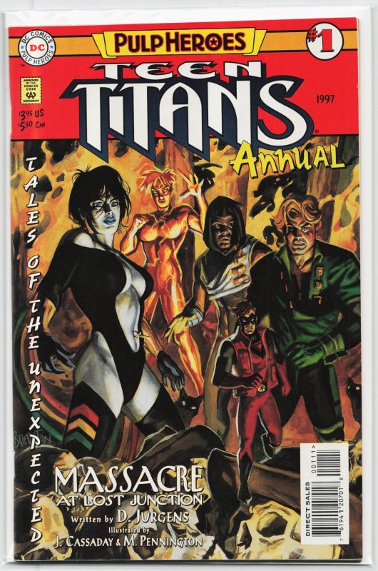 Teen Titans Annual (1997) Teen Titans (DC Comics, 1997), raw, ungraded comic book — front cover