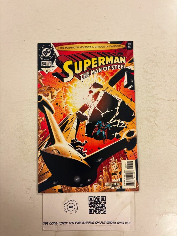 Superman the Man of Steel #84 (DC Comics), raw comic book in NM condition — front cover