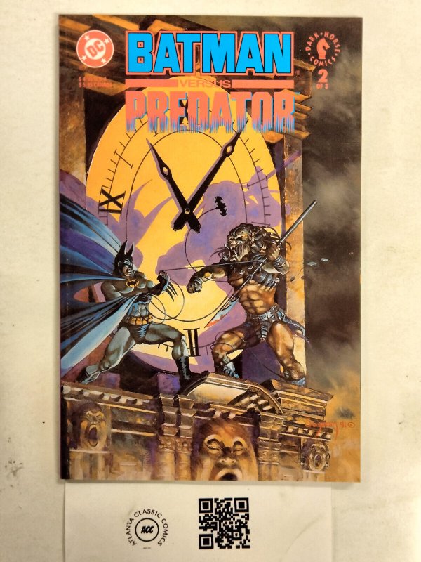 Batman Versus Predator #2 (Dark Horse Comics, 1992), raw comic book in NM condition — front cover