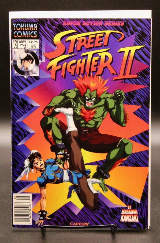 Street Fighter II: Battle 3: Recall #2 (1994), raw, ungraded comic book — front cover