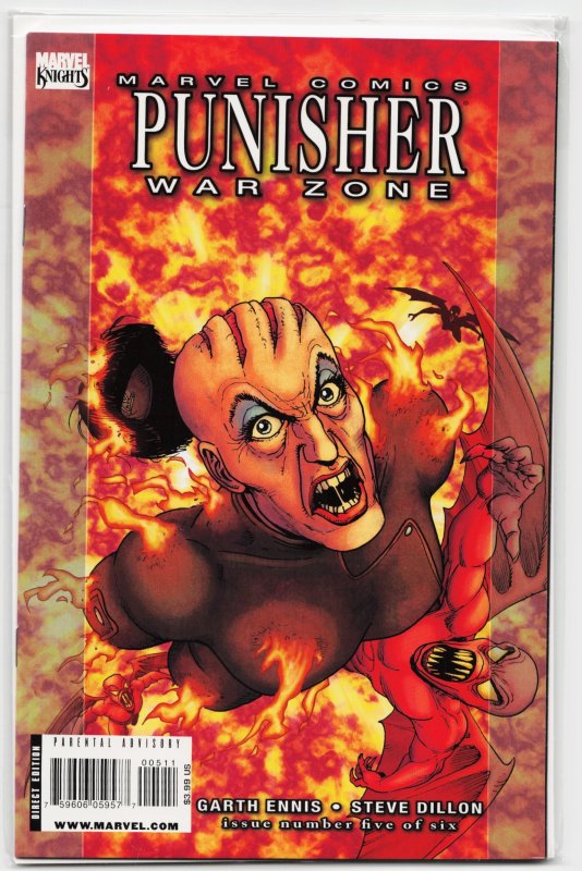 Punisher: War Zone #5 (Marvel Comics, 2009), raw, ungraded comic book — front cover