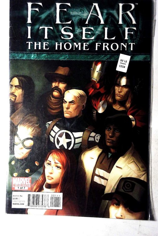 Fear Itself the Home Front #1 (Marvel Comics, 2011), raw, ungraded comic book — front cover