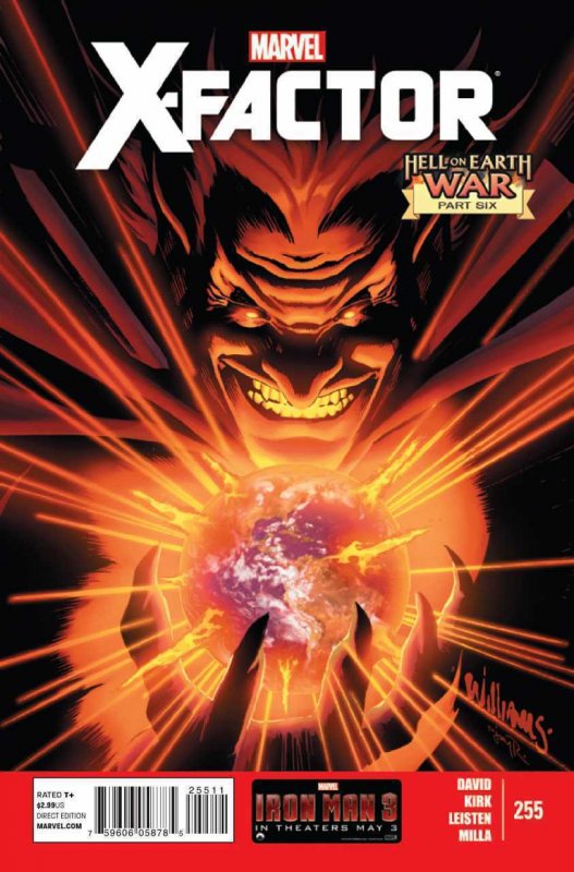 X-Factor #255 (Marvel Comics, 2006), raw comic book in VF/NM condition — front cover