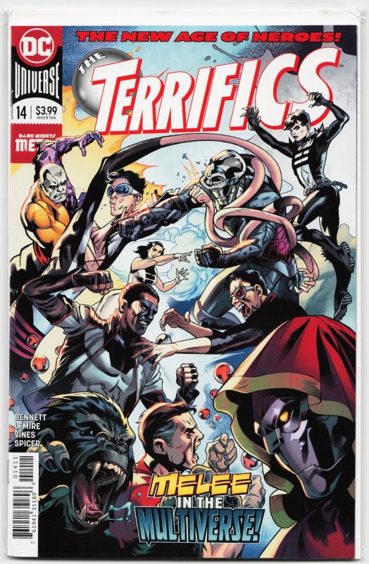 The Terrifics #14 (2019), raw, ungraded comic book — front cover