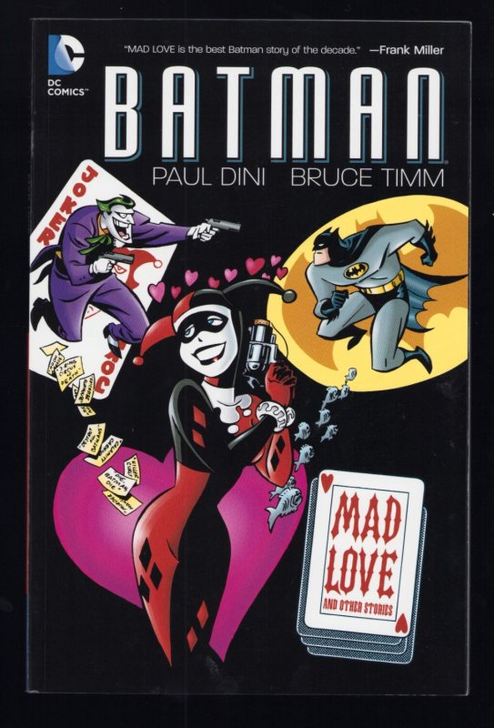 Batman: Mad Love & Other Stories - Signed by Bruce Timm w/ COA (9/9.2) 2009 TPB (2009), raw comic book in 9.2 condition — front cover