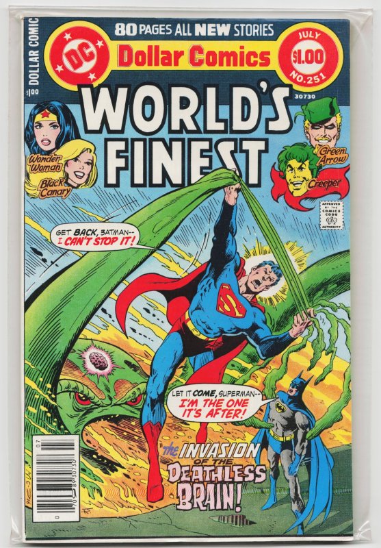 World's Finest Comics #251 (DC Comics, 1978), raw, ungraded comic book — front cover