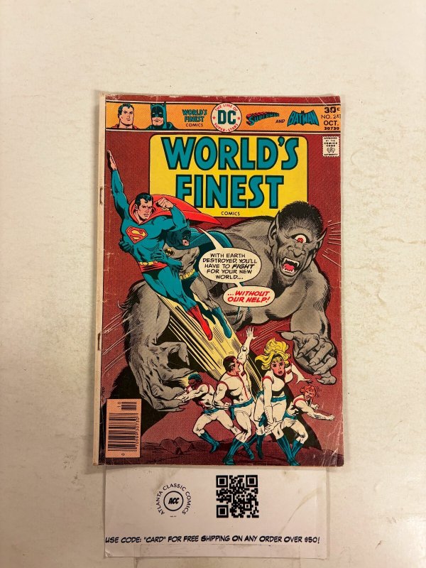 World's Finest #241 (DC Comics), raw comic book in GD condition — front cover