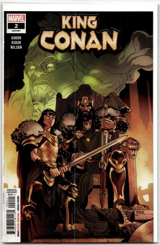 King Conan #2 (Marvel Comics, 2022), raw, ungraded comic book — front cover